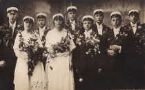 Jämsän maanviljelyslyseon ylioppilaita vuonna 1923