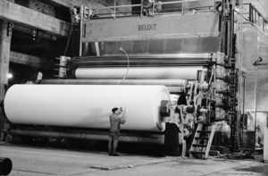 The American-made PK 4 started up at Kaipola in March 1961. The machine represented the highest technology of its time.