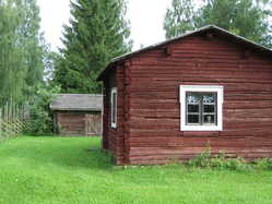 Traditional single-roomed house in Aarresaari museum
