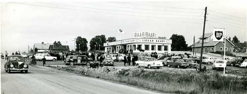 Car Race at the Srkka Bar in the sixties