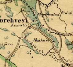 Itäpuolen uusi tielinja 1800-luvulla