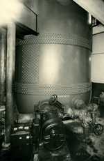 The pulp mill 300 cubic metre boiler with calorisator in 1938. 