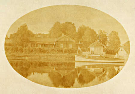 Postcard: Jämsä river