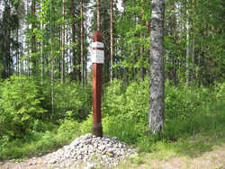Puinen kestikievaripylväs