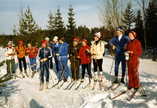   Hiihtoretki Mon Reposiin helmikuussa 1982.