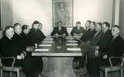 Kunnanhallitus v. 1958 pj. Lauri Alanko, Valokuuvamo Jylli, Jämsä, Anna Salosen kuvakokoelma