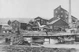   Pulp mill on right, sawmill in centre and Viiala mill on left. End of the 1880s.