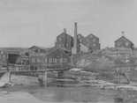   The old Jämsänkoski pulp mill at the turn of the 1890s.