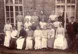   Paper mill workers in the early 1900s.