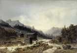  (c) Kuvataiteen keskusarkisto, Valtion taidemuseo,  Johan Knutson’s painting of Rekolankoski from 1869. Finnish National Gallery, Central Art Archives. Photo by Janne Mäkinen.