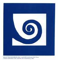 The flag of Jämsän Naisvoimistelijat designed by Professor Antti Hassi and consecrated by the Parish minister Sulo Viitasaari at he club’s 60th anniversary in 1965.