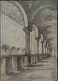   Rows of columns give Alvar Aalto’s suggestion a regal feel. The drawing is from the archives of Jämsä parish