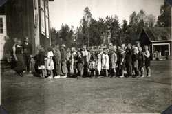 Palsinan koululaisia 1949